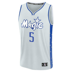 NBA Paolo Banchero Orlando Magic 2025/26 City Edition Fast Break Jersey - Silver