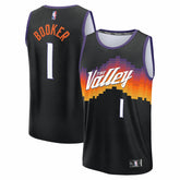 NBA Devin Booker Phoenix Suns 2025/26 City Edition Fast Break Jersey - Black