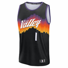 NBA Devin Booker Phoenix Suns 2025/26 City Edition Fast Break Jersey - Black