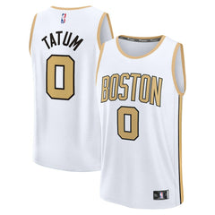 NBA Jayson Tatum Boston Celtics 2025/26 City Edition Fast Break Jersey - White