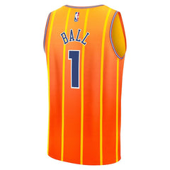 NBA LaMelo Ball Charlotte Hornets 2025/26 City Edition Fast Break Jersey - Orange