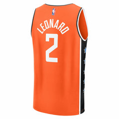 NBA Kawhi Leonard LA Clippers 2025/26 City Edition Fast Break Jersey - Orange