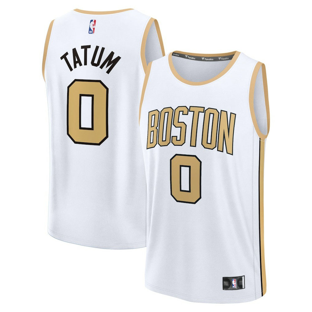 NBA Jayson Tatum Boston Celtics Youth 2025/26 City Edition Fast Break Jersey - White