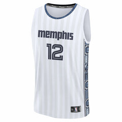 NBA Ja Morant Memphis Grizzlies Youth 2025/26 City Edition Fast Break Jersey - White