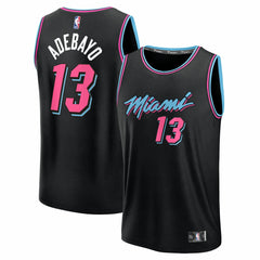 NBA Bam Adebayo Miami Heat Youth 2025/26 City Edition Fast Break Jersey - Black