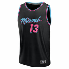 NBA Bam Adebayo Miami Heat Youth 2025/26 City Edition Fast Break Jersey - Black