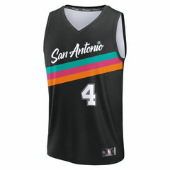 NBA De'Aaron Fox San Antonio Spurs Youth 2025/26 City Edition Fast Break Jersey - Black