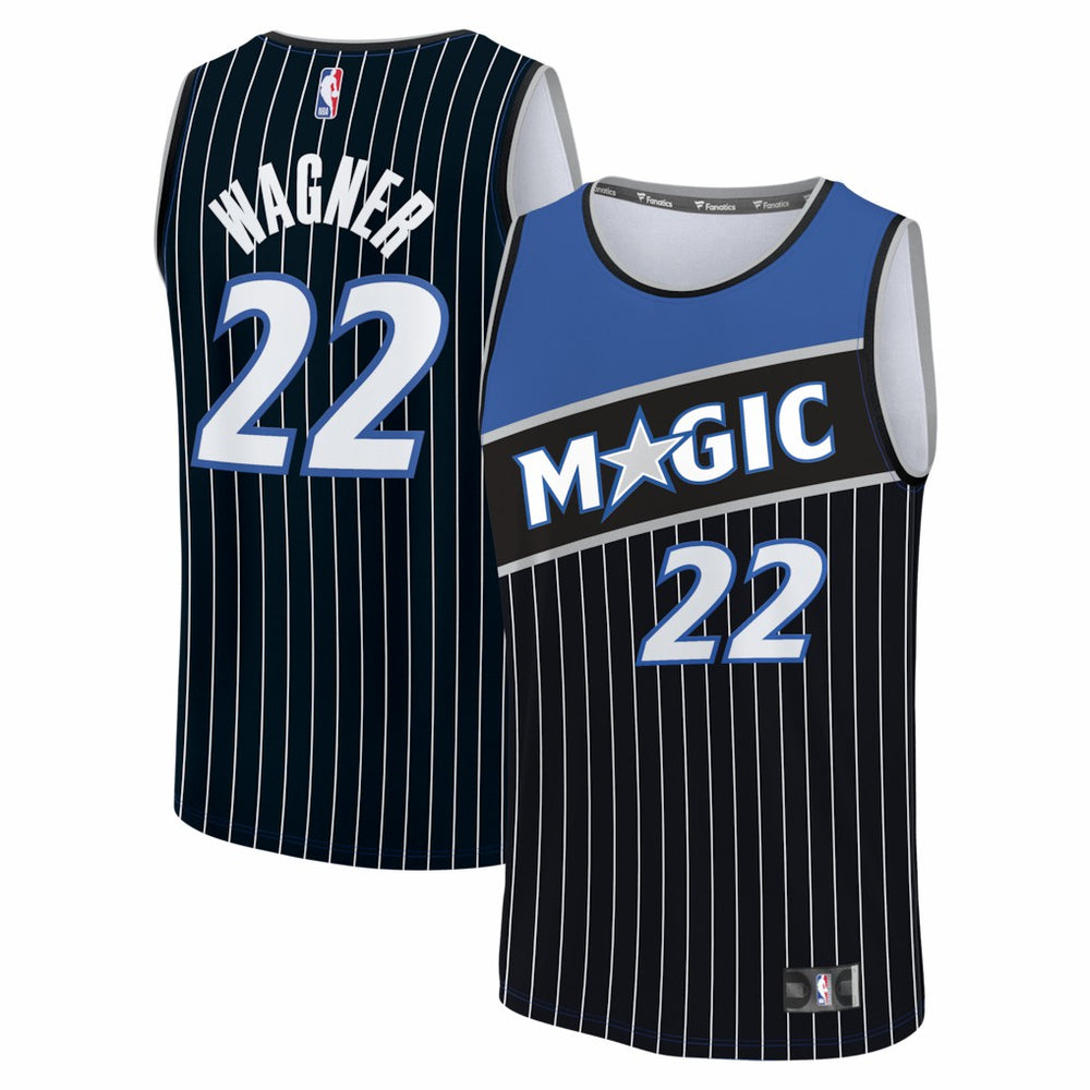NBA Franz Wagner Orlando Magic Fast Break Jersey - Statement Edition - Black