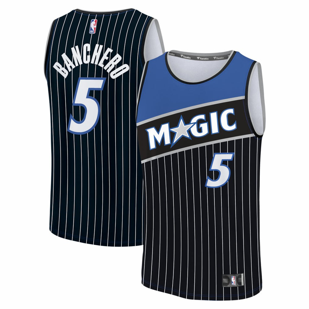NBA Paolo Banchero Orlando Magic Fast Break Jersey - Statement Edition - Black