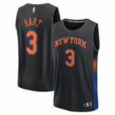 NBA Josh Hart New York Knicks Fast Break Jersey - Statement Edition - Black