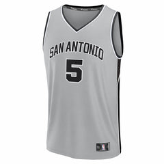 NBA Stephon Castle San Antonio Spurs Youth Fast Break Jersey - Statement Edition - Silver