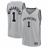 NBA Victor Wembanyama San Antonio Spurs Youth Fast Break Jersey - Statement Edition - Silver