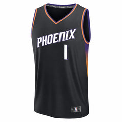 NBA Devin Booker Phoenix Suns Youth Fast Break Jersey - Statement Edition - Black