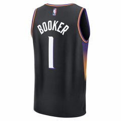 NBA Devin Booker Phoenix Suns Youth Fast Break Jersey - Statement Edition - Black