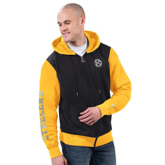 Pittsburgh Steelers Starter Thursday Night Gridiron Full-Zip Hoodie Black/Gold