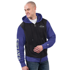 Baltimore Ravens Starter Thursday Night Gridiron Full-Zip Hoodie Black/Purple