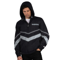 Las Vegas Raiders Starter Thursday Night Gridiron Full-Zip Jacket Black/Silver