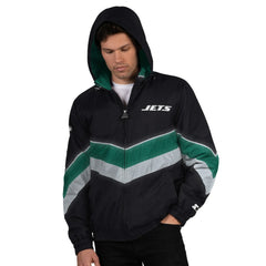 New York Jets Starter Thursday Night Gridiron Full-Zip Jacket Black/Green