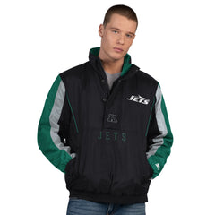 New York Jets Starter Thursday Night Gridiron Half-Zip Jacket Black