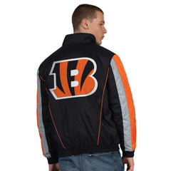Cincinnati Bengals Starter Thursday Night Gridiron Half-Zip Jacket Black