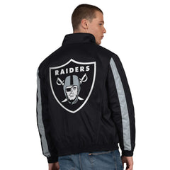 Las Vegas Raiders Starter Thursday Night Gridiron Half-Zip Jacket Black