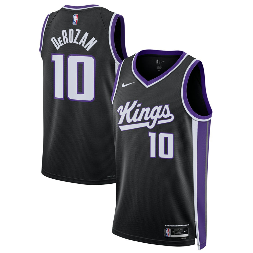 NBA DeMar DeRozan Sacramento Kings Unisex Swingman Player Jersey - Icon Edition - Black