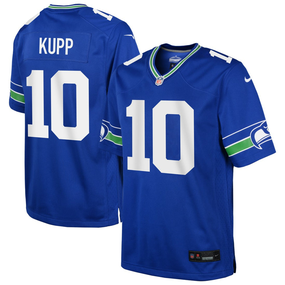 NFL Cooper Kupp Seattle Seahawks Youth Game Jersey - Royal