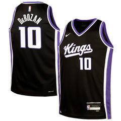 NBA DeMar DeRozan Sacramento Kings Youth Swingman Jersey - Icon Edition - Black