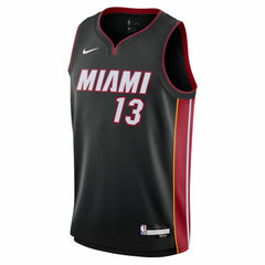 NBA Bam Adebayo Miami Heat Youth Swingman Jersey - Icon Edition - Black