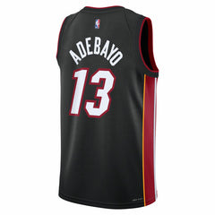 NBA Bam Adebayo Miami Heat Youth Swingman Jersey - Icon Edition - Black