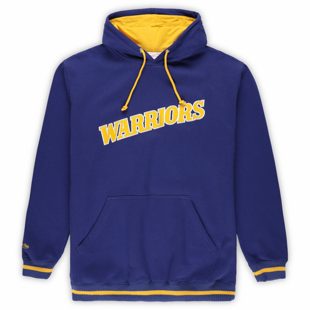 Golden State Warriors Hardwood Classics Big & Tall Hoodie Royal