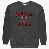 Chicago Bulls Hardwood Classics Big & Tall Crewneck Sweatshirt Heather Charcoal