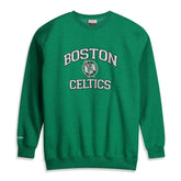 Boston Celtics Hardwood Classics Big & Tall Crewneck Sweatshirt Heather Kelly Green