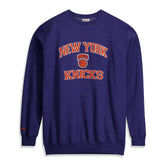New York Knicks Hardwood Classics Big & Tall Crewneck Sweatshirt Heather Blue