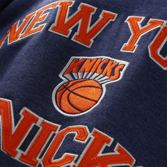 New York Knicks Hardwood Classics Big & Tall Crewneck Sweatshirt Heather Blue