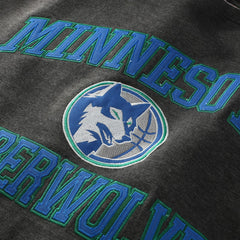 Minnesota Timberwolves Hardwood Classics Big & Tall Crewneck Sweatshirt Heather Charcoal