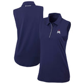 Minnesota Twins Columbia Women's Tend The Ball Sleeveless Polo - Navy