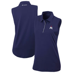 Minnesota Twins Columbia Women's Tend The Ball Sleeveless Polo - Navy