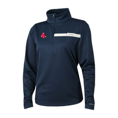 Boston Red Sox Columbia Women's Skiff Guide Fleece Half-Zip Pullover Jacket - Navy Jackets