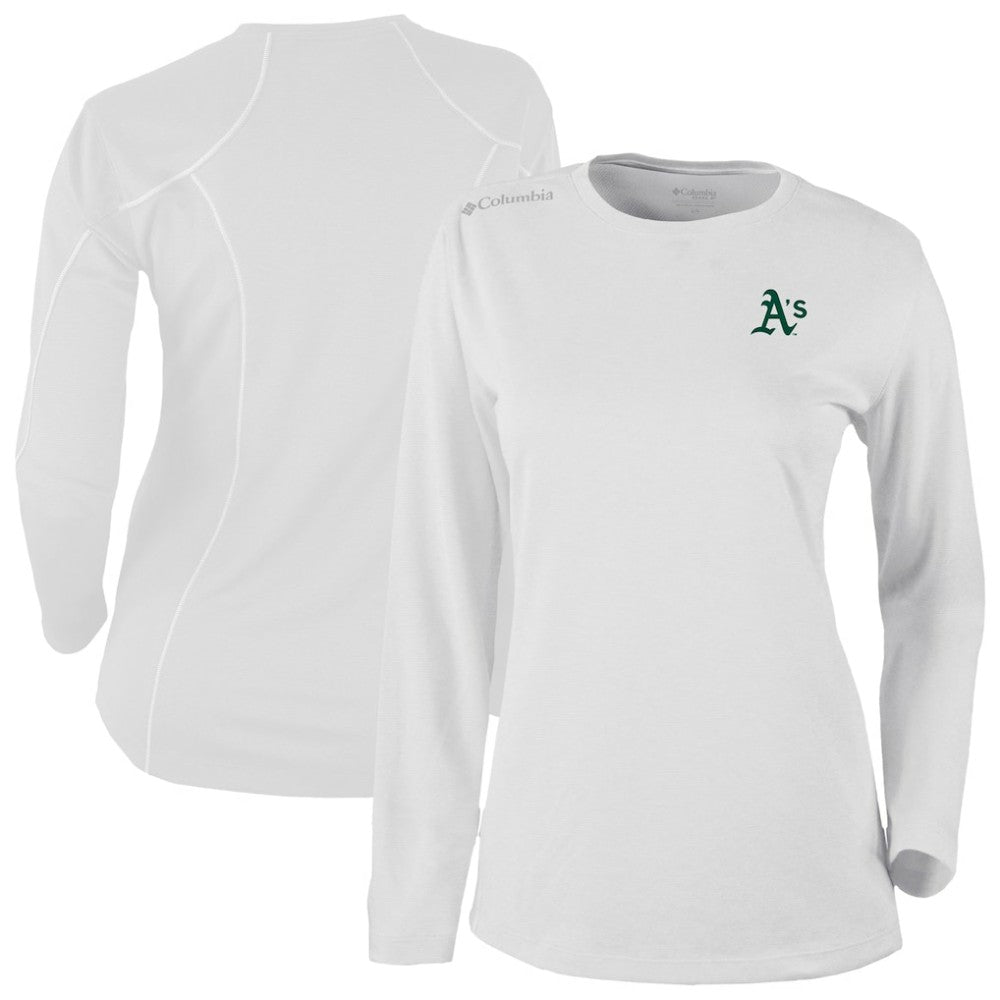 Athletics Columbia Shotgun Long Sleeve T-Shirt - White T-shirts