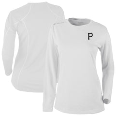 Pittsburgh Pirates Columbia Shotgun Long Sleeve T-Shirt - White T-shirts