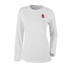 St. Louis Cardinals Columbia Shotgun Long Sleeve T-Shirt - White T-shirts