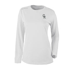 Colorado Rockies Columbia Shotgun Long Sleeve T-Shirt - White T-shirts