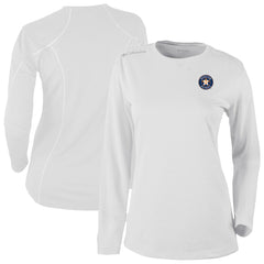 Houston Astros Columbia Shotgun Long Sleeve T-Shirt - White T-shirts