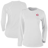 Cincinnati Reds Columbia Shotgun Long Sleeve T-Shirt - White T-shirts