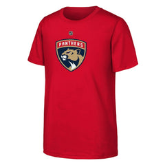 NHL Brad Marchand Florida Panthers Youth Player Name & Number T-Shirt - Red