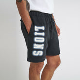 Detroit Lions Off Season Unisex Fleece Shorts Black