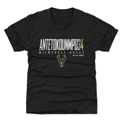 Giannis Antetokounmpo Milwaukee Bucks 500 Level Youth Elite T-Shirt Black