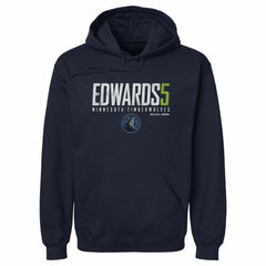 Anthony Edwards Minnesota Timberwolves 500 Level Elite Pullover Hoodie Navy