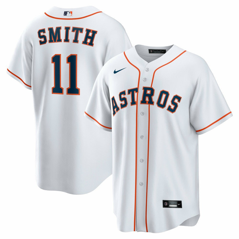 MLB Cam Smith Houston Astros Nike Home Replica Jersey - White